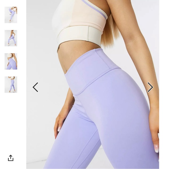 NWOT | Nike Training luxe one tight cropped leggings in lilac - Picture 3 of 12